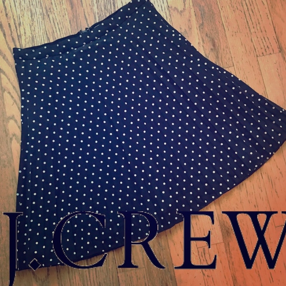J. Crew | Black Polka Dot Mini Skirt | Size 0